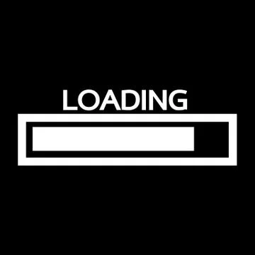 Loading bar icon Illustration design Stock Illustration