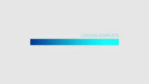 Loading bar icon isolated on a transparent background Stock Footage 137959335