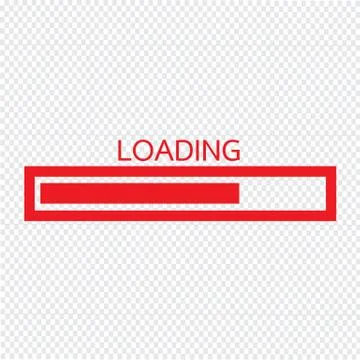 Loading bar icon Vector Illustration 스톡 일러스트