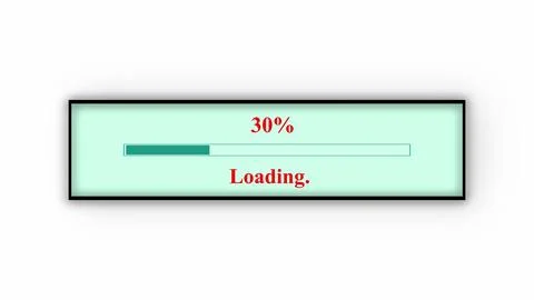 Loading bar icon on a white color abstract background. Stock Illustration