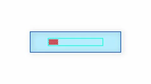 Loading bar icon on a white color abstract background. Stock Illustration