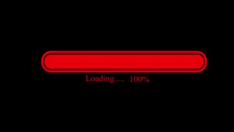 Loading bar, loading, uploading and downloading icon animated video Stock Footage 306692135