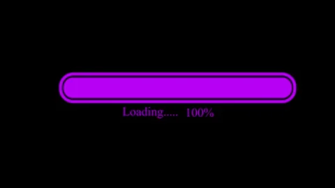 Loading bar, loading, uploading and downloading icon animated video Stock Footage 306692140