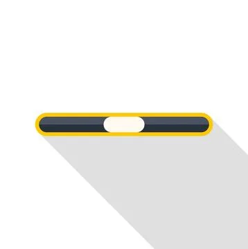 Loading bar or progress icon flat design Illustrazione stock