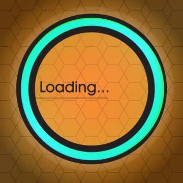 Loading bar over a textured background Stockillustratie