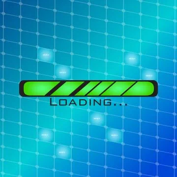 Loading bar over a textured background 스톡 일러스트