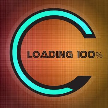Loading bar over a textured background Stockillustratie