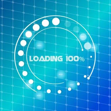 Loading bar over a textured background Stockillustratie