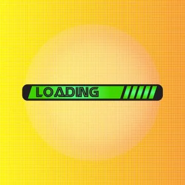 Loading bar over a textured background Stockillustratie