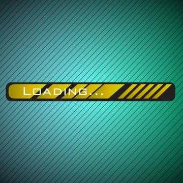 Loading bar over a textured background 스톡 일러스트