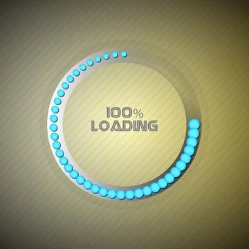 Loading bar over a textured background 스톡 일러스트