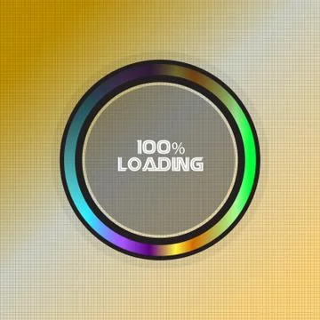 Loading bar over a textured background Stockillustratie