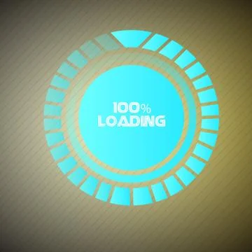 Loading bar over a textured background Stockillustratie