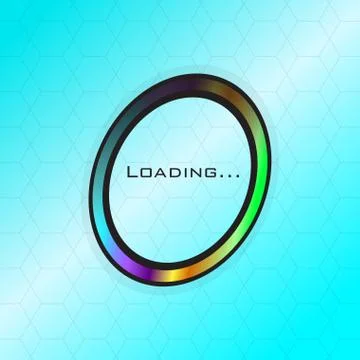 Loading bar over a textured background Stockillustratie