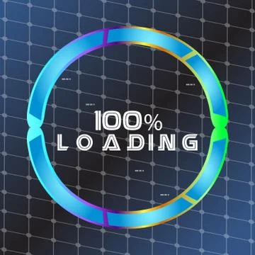 Loading bar over a textured background 스톡 일러스트