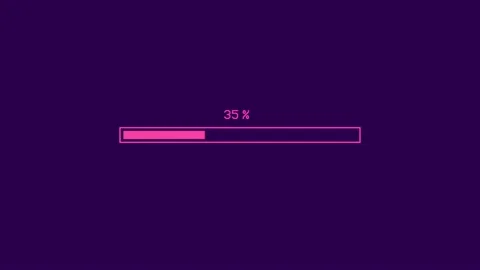 Loading Bar Pink Progression Видео 232114542