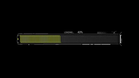 Loading Bar Progress Animation 001 Video stock 275326269