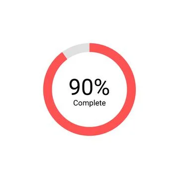 Loading bar progress icons, load sign green vector illustration. System softw Stock Illustration