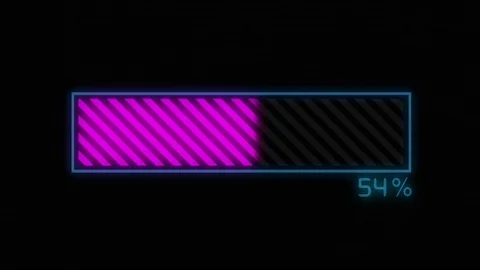 Loading bar Purple Stock Footage 82214517
