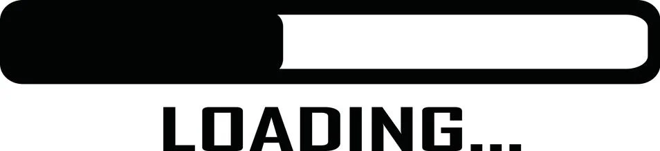 Loading bar retro Stock Illustration