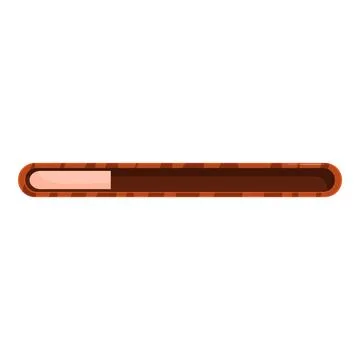 Loading bar showing progress status for user interface Stock Illustration