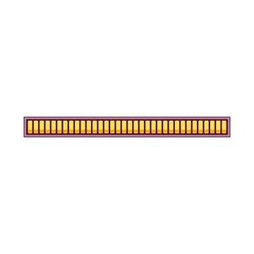 Loading bar showing progress status interface element Illustrazione stock