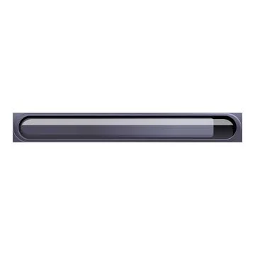 Loading bar showing progress on white background Stock Illustration