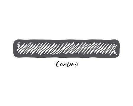 Loading bar status icon. Vector illustration. Vector loaded icons. Download p Stock Illustration