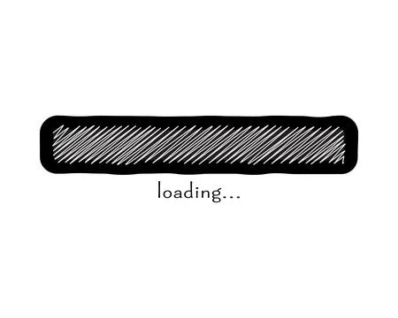 Loading bar status icon. Vector illustration. Vector loaded icons. Download p Stock Illustration
