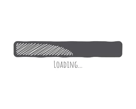 Loading bar status icon. Vector illustration. Vector loaded icons. Download p Ilustración de archivo