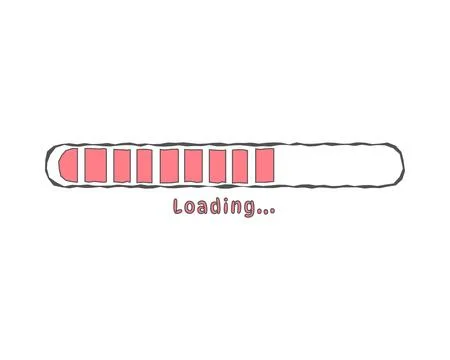 Loading bar status icon. Vector illustration. Vector loaded icons. Download.. Stock Illustration