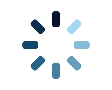 Loading bar status icon. Vector illustration. Vector loaded icons. Download p Stock-Illustration