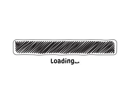 Loading bar status icon. Vector illustration. Vector loaded icons. Download p Stock Illustration