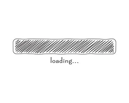 Loading bar status icon. Vector illustration. Vector loaded icons. Download p Stock Illustration