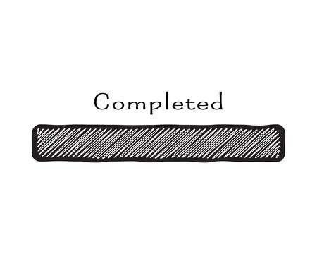 Loading bar status icon. Vector illustration. Vector loaded icons. Download p Ilustración de archivo