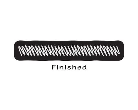 Loading bar status icon. Vector illustration. Vector loaded icons. Download p Ilustración de archivo