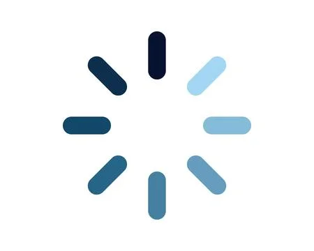 Loading bar status icon. Vector illustration. Vector loaded icons. Download p Stock-Illustration