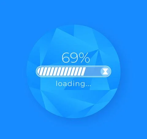 Loading bar, vector Ilustración de archivo