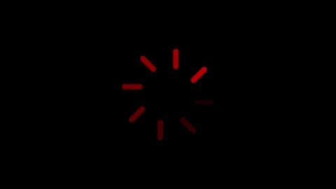 Loading bar wheel animation.loading circle consisting of white stripes. Loa.. Stock Footage 310280930