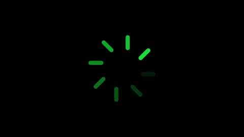 Loading bar wheel animation.loading circle consisting of white stripes. Loa.. Stock Footage 310280931