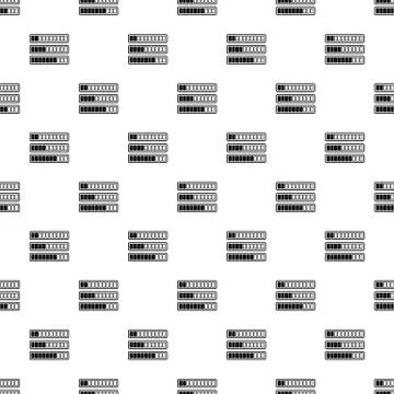 Loading bars pattern, simple style Stock Illustration