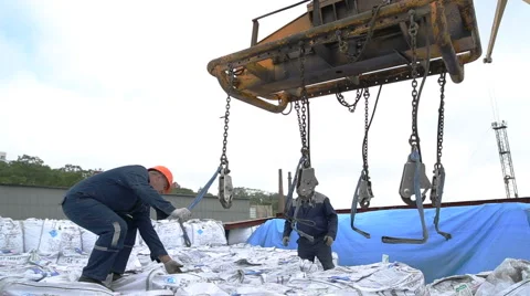 Loading big bag Stock Footage 61498400