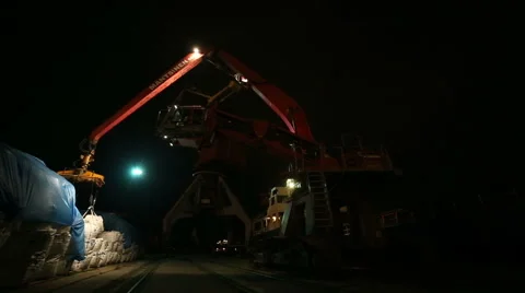 Loading big bag Stock Footage 61501142