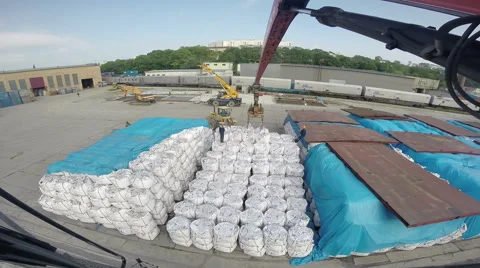 Loading big bag Stock Footage 61504159