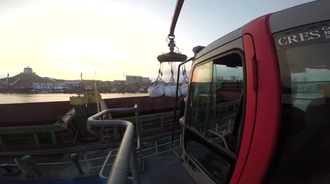 Loading big bag Stock Footage 61508976