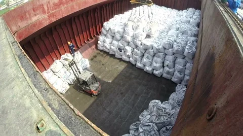 Loading big bag Stock Footage 61519859