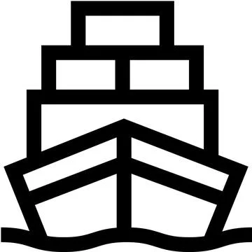 Loading Boat Vector Icon Design Illustration Ilustración de archivo