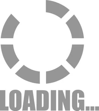 Loading buffering circle Stock Illustration