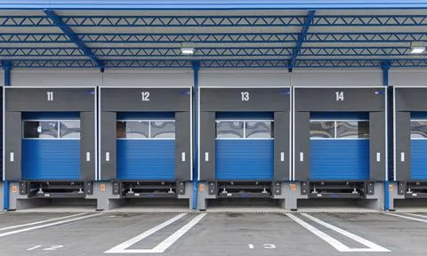Loading Cargo Doors Stock Photos