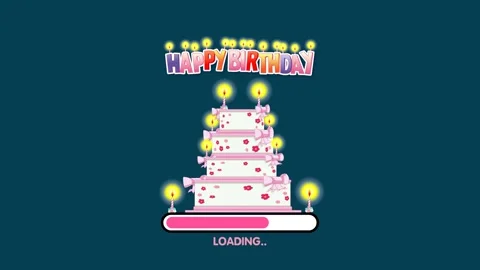 Loading Cartoon Animation Video on Blue and Green Screen Background | Impor.. Stock Footage 282954225
